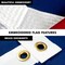 G128 Flag Pole 5 FT White Tangle Free & Texas Flag 2x3 FT Combo Embroidered Spun Polyester